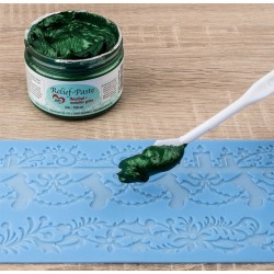 Relief Paste flexibel metallic grün