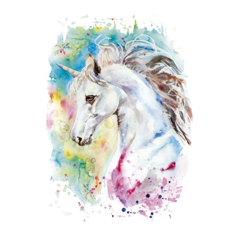 Bügel Bild Einhorn