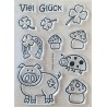 Clear Stamps Viel Glück