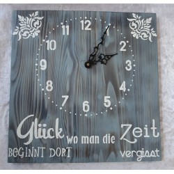 Holz Uhr