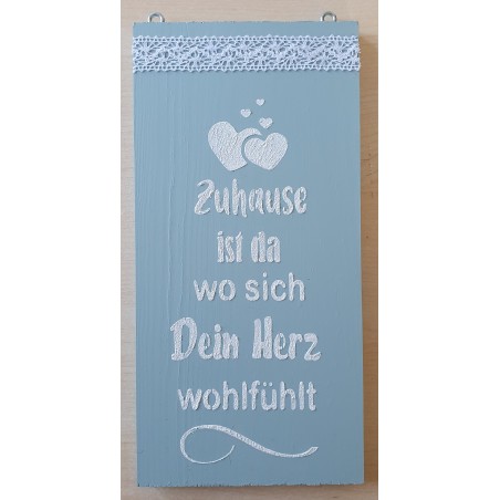 Schild Zuhause....