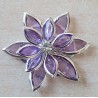 Acryl Blume flieder