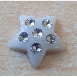 Acryl Stern weiss