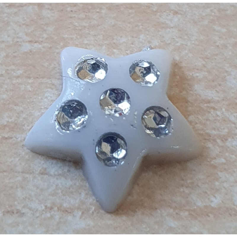 Acryl Stern weiss