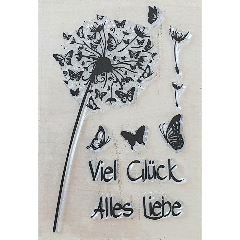 Clear Stamps Viel Glück