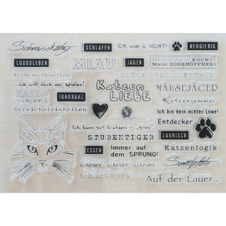 Clear Stamps Katzen Liebe....