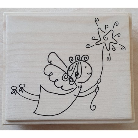 Holz Stempel Engel