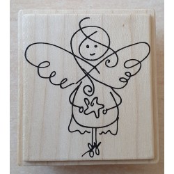 Holz Stempel Engel