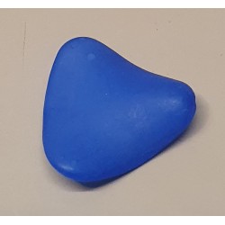 Kunststoff Perlen Dreieck blau