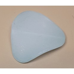 Kunststoff Perlen Dreieck hellblau