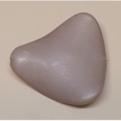 Kunststoff Perlen Dreieck taupe