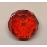 Glasschliffperle rot