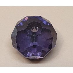 Glasschliffperle lila