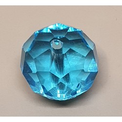Glasschliffperle türkis