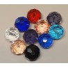 Glasschliffperle blau