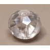 Glasschliffperle transparent/regenbogen