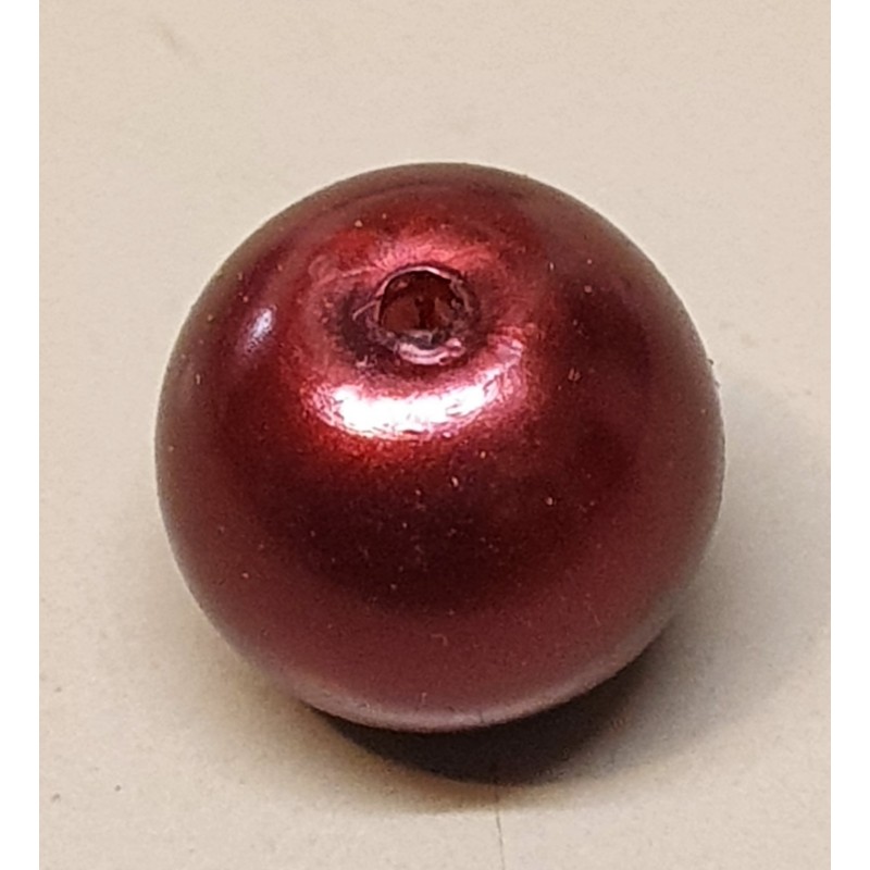Wachsperle bordeaux