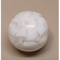 Kunststoff Perle weiss