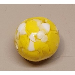 Kunststoff Perle gelb