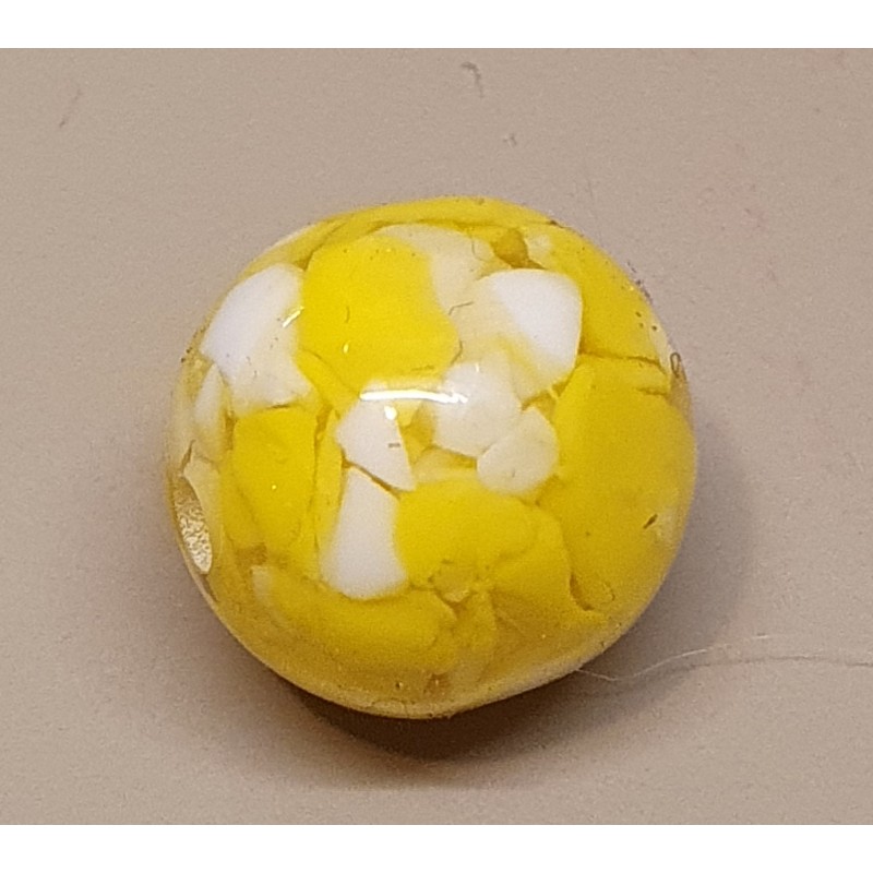 Kunststoff Perle gelb