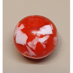 Kunststoff Perle rot