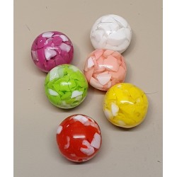 Kunststoff Perle rot