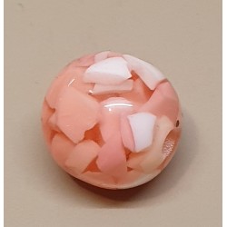 Kunststoff Perle rosa