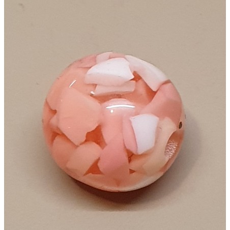 Kunststoff Perle rosa