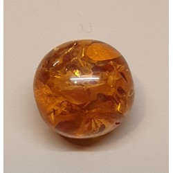 Kunststoff Perle orange