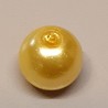 Wachsperle gelb