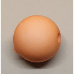 Kunststoff Perle matt lachs