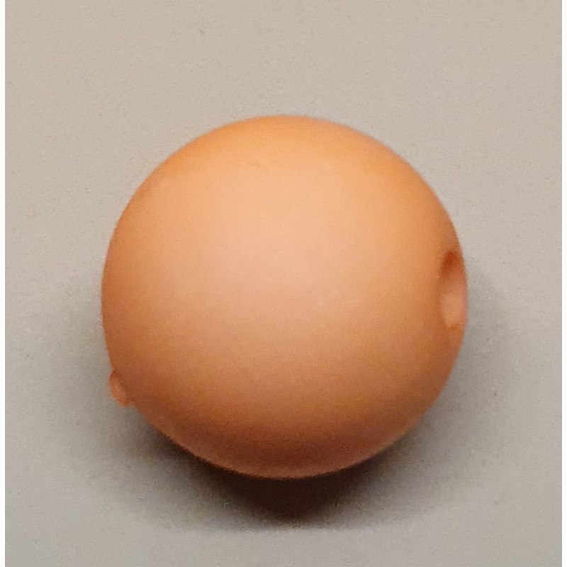 Kunststoff Perle matt lachs