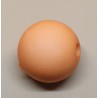 Kunststoff Perle matt lachs