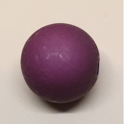 Kunststoff Perle matt aubergine