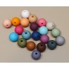 Kunststoff Perle matt türkis