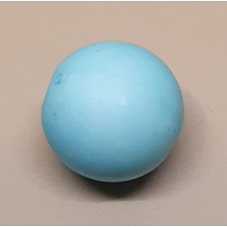 Kunststoff Perle matt hellblau
