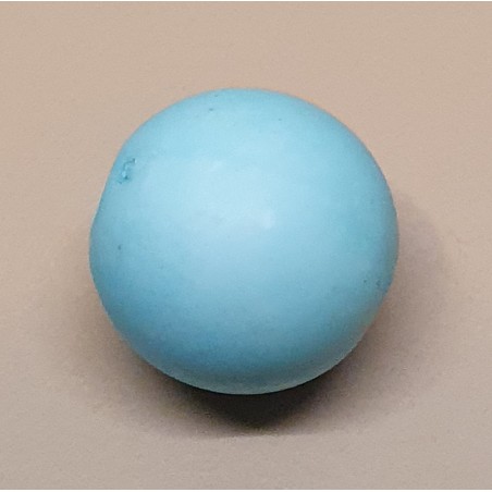 Kunststoff Perle matt hellblau