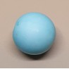 Kunststoff Perle matt hellblau