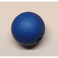 Kunststoff Perle matt blau