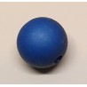 Kunststoff Perle matt blau
