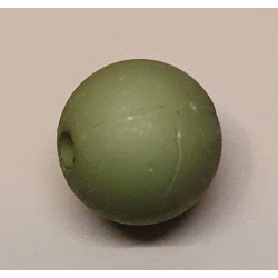 Kunststoff Perle matt olive