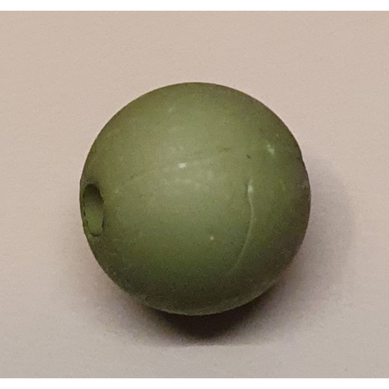 Kunststoff Perle matt olive