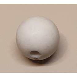 Kunststoff Perle matt stein