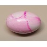Kunststoff Perle oval rosa