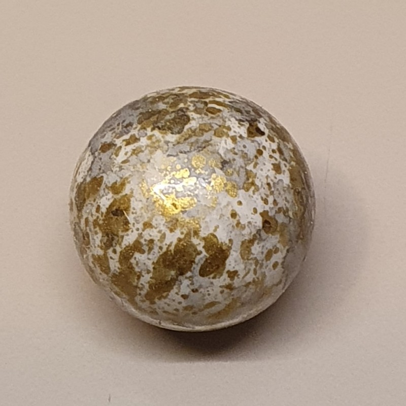 Kunststoff Perle grün/gemustert