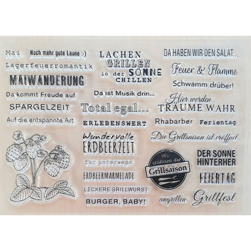 Clear Stamps Garten