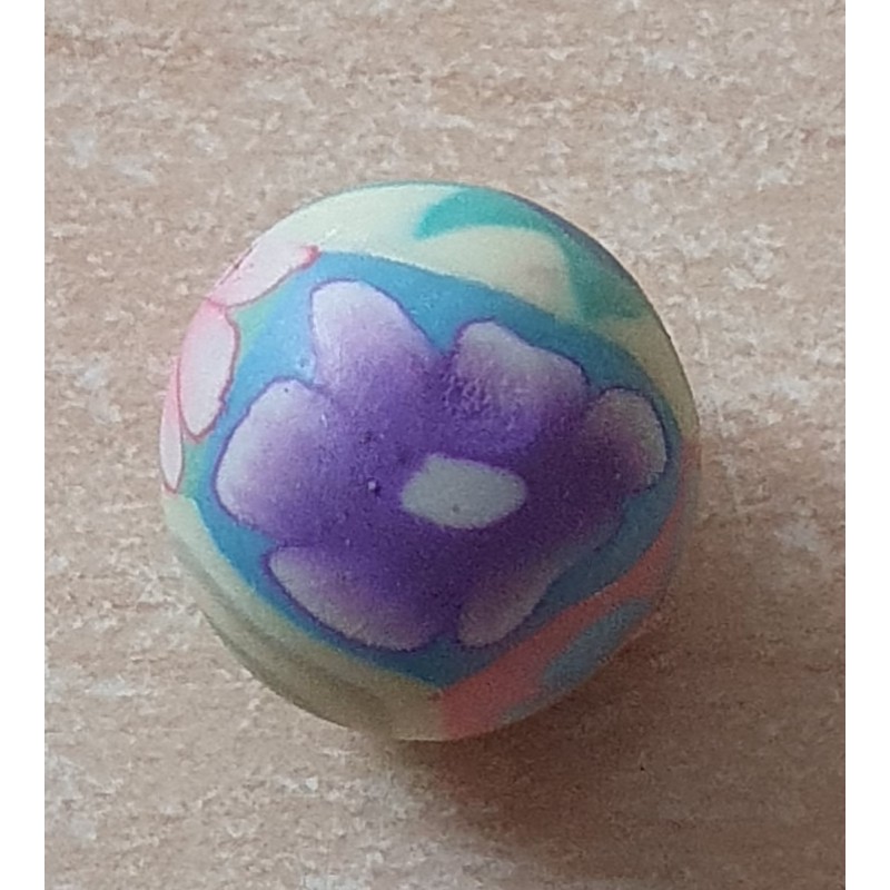 Kunststoff Perle bunt