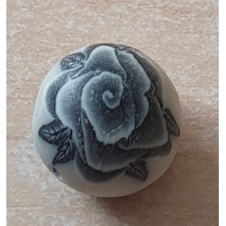 Kunststoff Perle grau