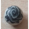 Kunststoff Perle grau