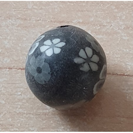 Kunststoff Perle schwarz